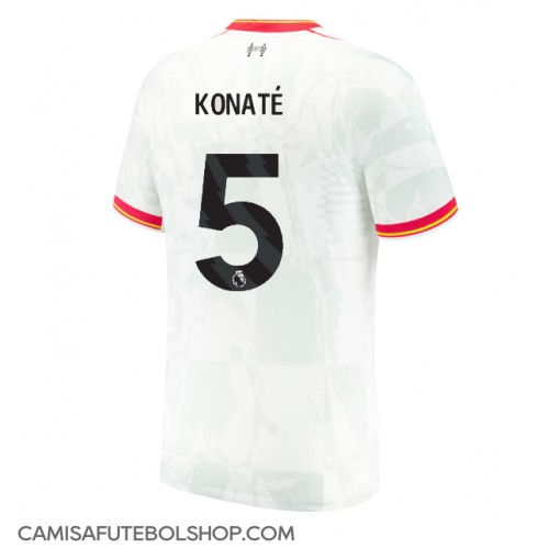 Camisa de time de futebol Liverpool Ibrahima Konate #5 Replicas 3º Equipamento 2024-25 Manga Curta